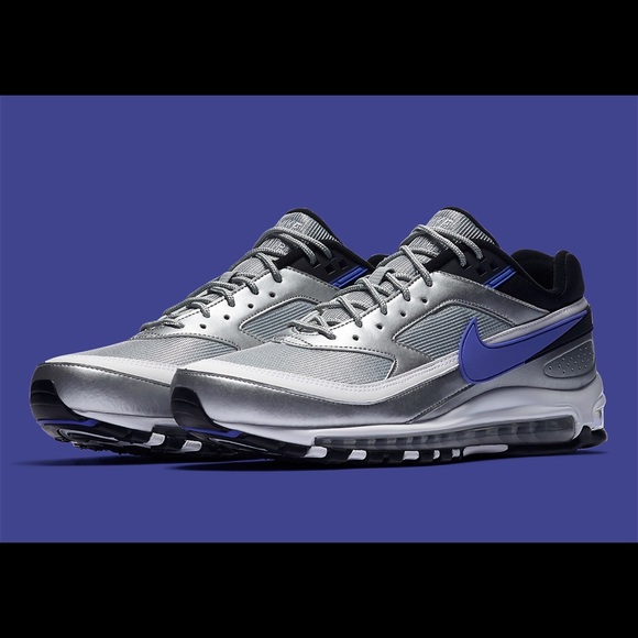 Nike Air Max 97/BW metallic silver Men's Sneakers - Picture 2 of 7